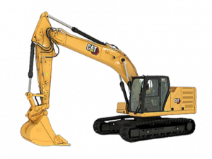 location pelle à chenilles Caterpillar 323 NextGen 25T