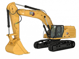 location pelle à chenilles 352 Caterpillar 50T