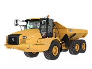 tombereau 725 Caterpillar