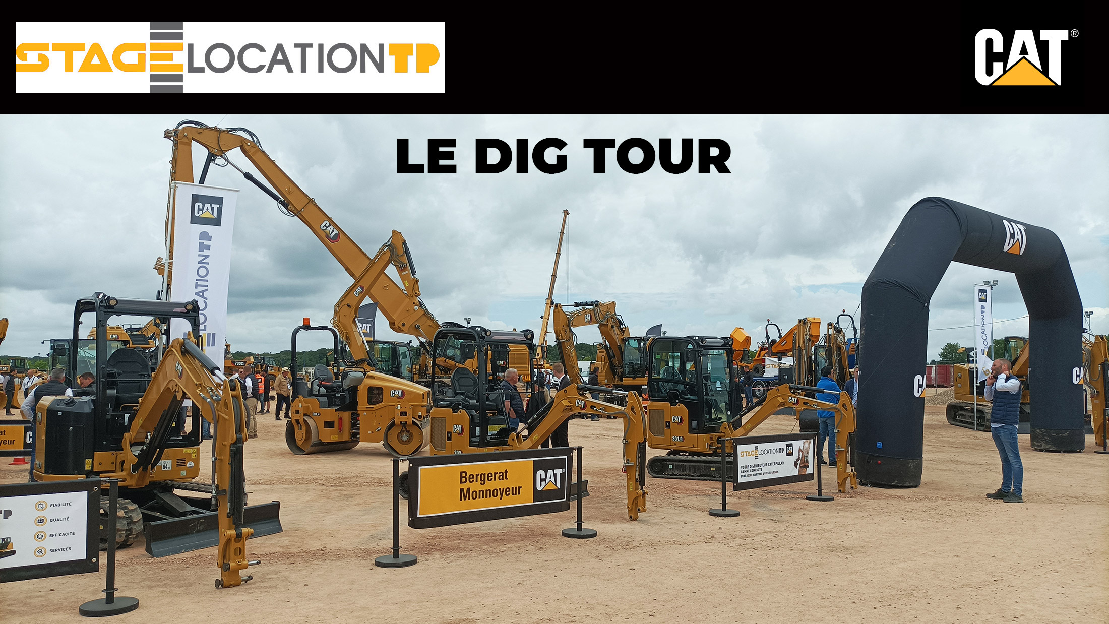 Le Dig Tour vue Aérienne Stage Location TP